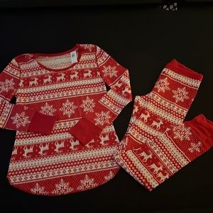 Old Navy Thermal PJ Set - Size Small